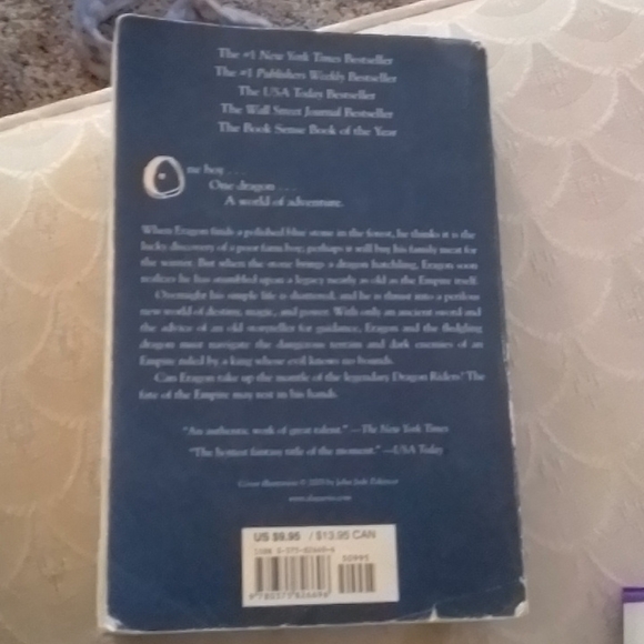 EUC Eragon Christopher Paolini novel book one - Picture 2 of 2